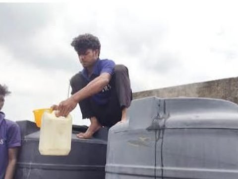 Photo attached by reviewer Ashis Majumder — SRS tank cleaning work