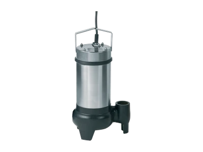Submersible pump used for mechanized tank de-watering