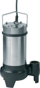 Submersible de-watering pump used by SRS